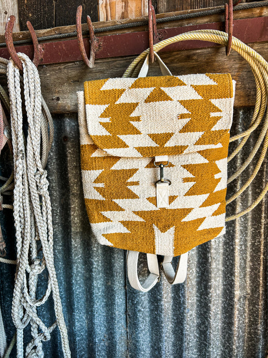Rust and Tan Backpack