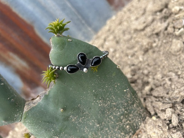 Black Onyx Stretch Bracelet