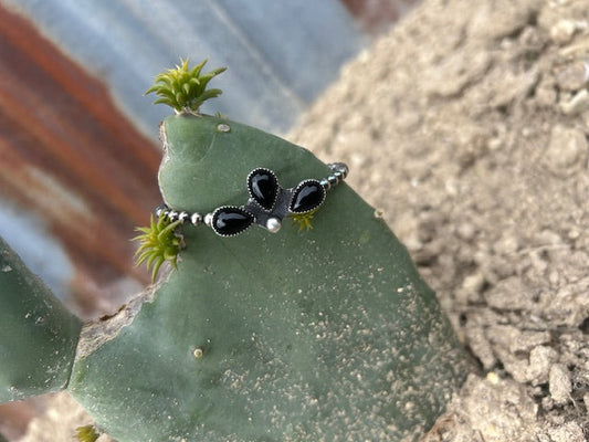 Black Onyx Stretch Bracelet